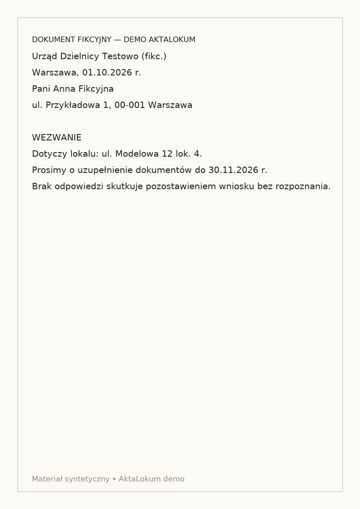 Pierwsza strona: Wezwanie do uzupełnienia dokumentów.pdf