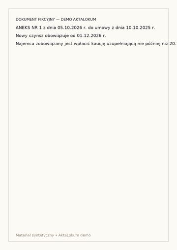 Pierwsza strona: Aneks nr 1 do umowy.pdf